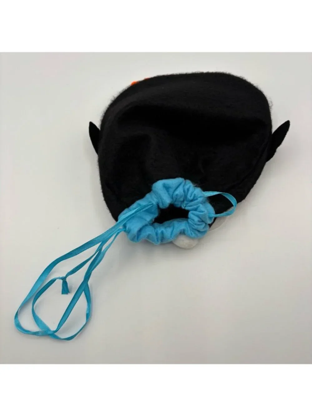 Winter Penguin Drawstring Pouch Felt Handmade Craft Christmas Holiday Gift Bag